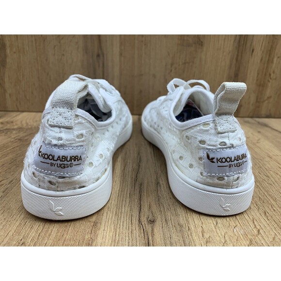 Koolaburra By UGG Kellen Shoes Women's 7.5 Off White Casual Low Sneakers 1097329 - Picture 7 of 16